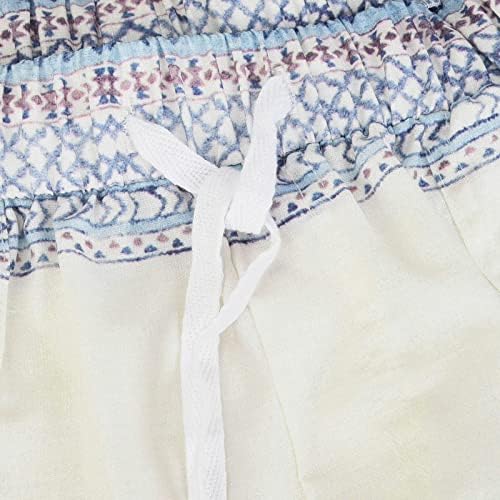 Žene ležerne kratke hlače za crteže elastični struk lagani teretni kratke hlače sa džepovima odijelo modna