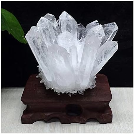 CCBUY prirodni kristal za meditaciju 1pc Prirodni bijeli kristalni kamen Kamen GeoMantski namještaj Degaussing