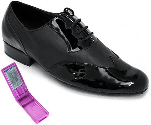 Vrlo fine plesne cipele - muški standard, glatke, Waltz plesne cipele za ballroom - M100101-1-inčni potpetica