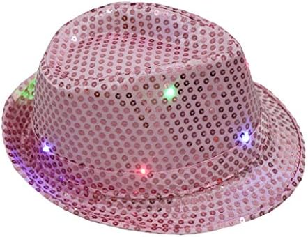 Bljeskala haljina svijetla šarena party fancy hat ples LED up ud unisex bejzbol kapice za bejzbol