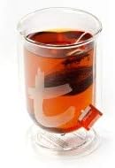 Dilmah, staklo sa duplim zidovima, pogodno za topla ili hladna pića, savršeno za topli čaj, ledeni čaj, mleko,