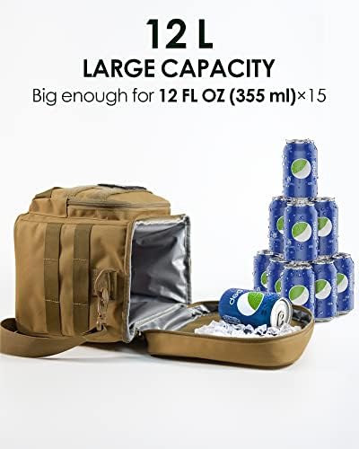 Taktična taktička kutija za ručak za muškarce paket ruksak Cooler 38 limenki taktički izolirani ruksak