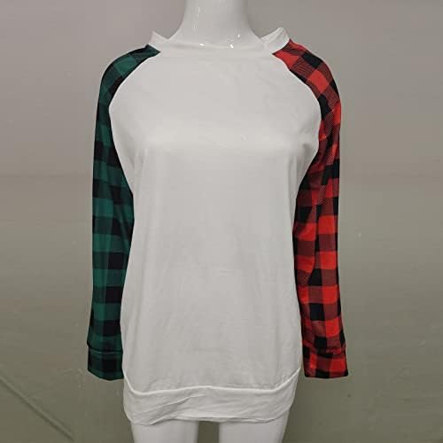 Duksevi za žene za žene Slatka jeseni ljubavni ispis Pulover Loot Fit Crew vrat na vratu Comfy meka casual bluza