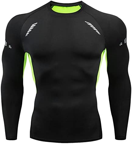 Xxbr muns fitness dugi rukav sportski sportski majica muške mišić atletičke teretane Kompresijska odjeća slatke