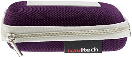 Navitech Purple Hard zaštitni slučaj slušalice kompatibilan je s sennheiser cx 6.00bt