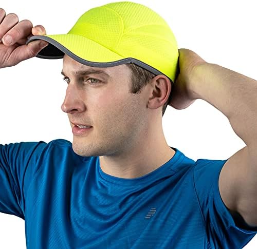 TrailHeads Reflektirajuća kapa za trčanje | brzo sušni šešir za muškarce / Flashback 360 sportska