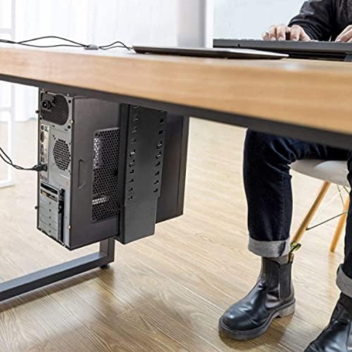 uyoous CPU držač ispod stola podesivi zidni nosač za računar za teške uslove rada držač računarskog