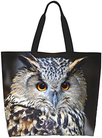 Owl Torbe na ramenu Životinjske torbe za skladištenje ručke za kupovinu Torba za prijenosna torba