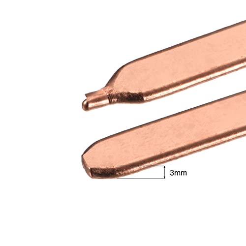 PATIKIL Flat Copper Pipe Heatsink 140mm x 11mm x 3mm sa termalnom tečnošću unutra