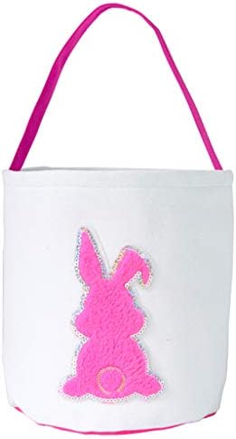 Uqiangy Uskršnja Korpa Holiday Rabbit Bunny Štampani Platneni Poklon Nosite Torbicu Za Slatkiše