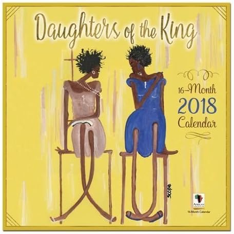 Crne kartice WC169 kćeri zidnog kalendara kralja 2018., narandžasta