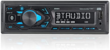Jensen MPR210 7 znakovni LCD Single din Car Stereo prijemnik i punjenje | Nije CD player & Scosche kompatibilan