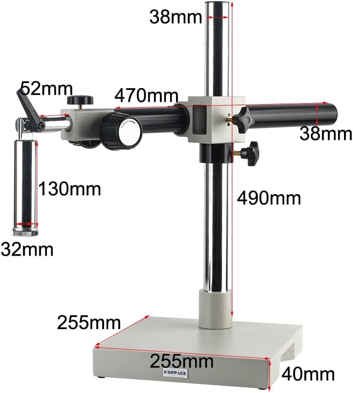 Koppace jednoručni mikroskop univerzalni nosač ultra-dugim radni otočići ugao objektiva Podesivi priključni kat