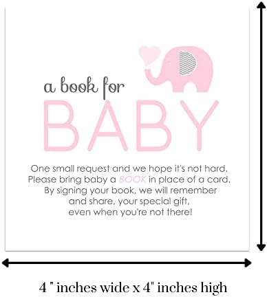 Papir Clever Party Pink Elephant Baby Tuš za tuširanje Kartice Djevojke Poziv umetcima princeza džungla