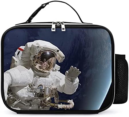 Outspace Space Astronaut Torba Za Ručak Odvojiva Kožna Kutija Ručka Držač Za Pripremu Obroka Za Višekratnu Upotrebu