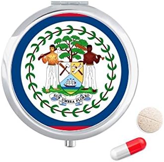 Belize Zastava Sjeverna Amerika, Džepna Kutija Za Pohranu Lijekova, Dozator Spremnika Za Kontejnere