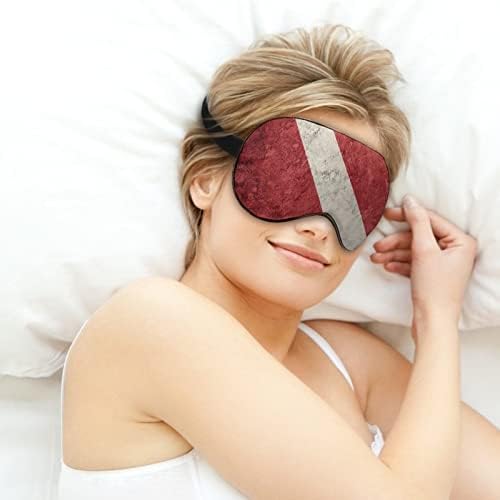 Vintage stil Scuba Flag Mekana maska ​​za oči efektivne maske za spavanje Swlica Comfort povez sa elastičnim podesivim remenom