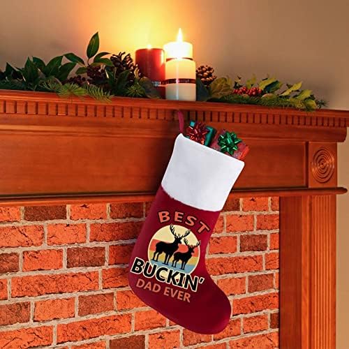 Najbolji kuckin tata ikad božićne čarape božićne čarape torbica za kuću porodica xmas dekor
