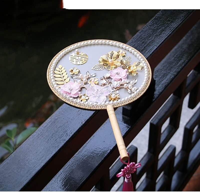 Jkuywx kineski čvor ružičasti cvijeće mladenke za mladenke perle biserni kristalni zlatni list