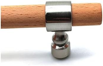 Autuwintor Kuhinjski ormar vuče, 128 mm ormarić, drvene ručke, bukve povlače, sa vijcima, bukovim ormarom za