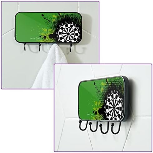 Vioqxi oblozi zidni nosač, zelena ploča za samoljepljenje za samoljepljenje zidnih kuka Dekorativno