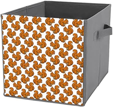 Squirrel Sklopiva tkanina za pohranu bin kockica Organizator sklopiva kutija s ručkama