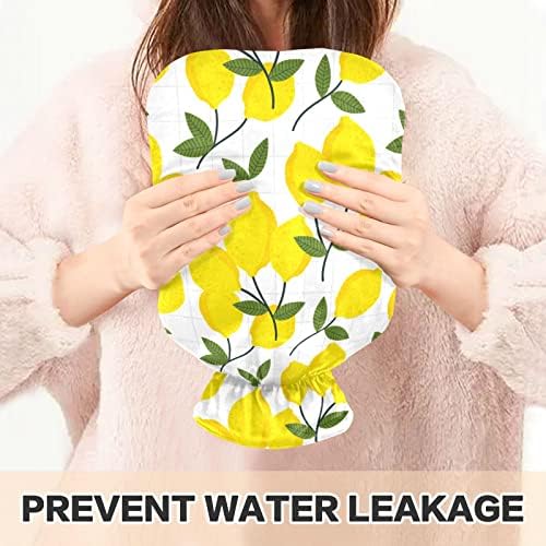 Flaše sa toplom vodom sa poklopcem limunovo lišće vreća za toplu vodu za ublažavanje bolova, topla i hladna