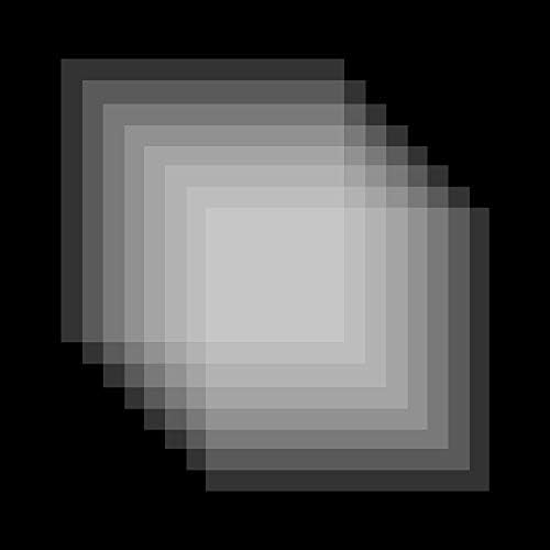 20 komada 4 mil prazne šablone, prozirni Mylar predlošci praznog materijala kvadratni prazan šablon za