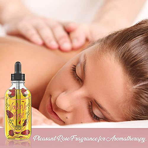 VoilaVe hidratantna krema za lice - Vitamin E Enrich-losion za lice i vrat za žene & amp; Anti Aging ružino ulje - Aromaterapijsko ulje za masažu lica, kose i tijela