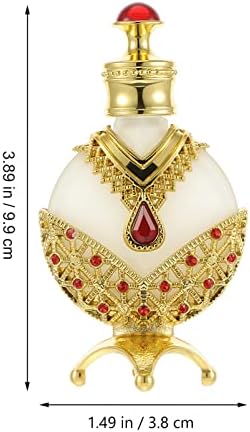 Doitool prazna Staklena bočica parfema Golden10ml elegantna Aromaterapijska bočica za punjenje esencijalnih