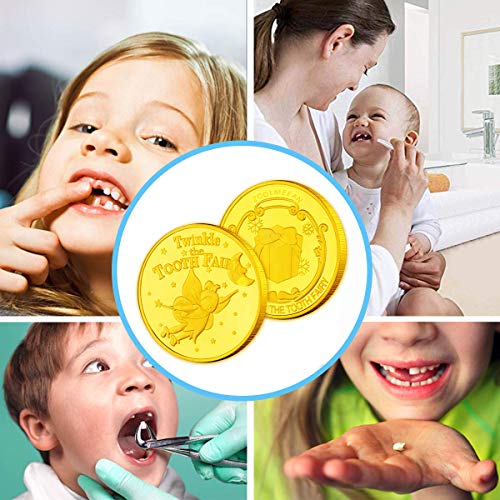 Tooth Fairy Coins nagrada komemorativna kolekcija novčića poklon za djecu izgubljenih zuba