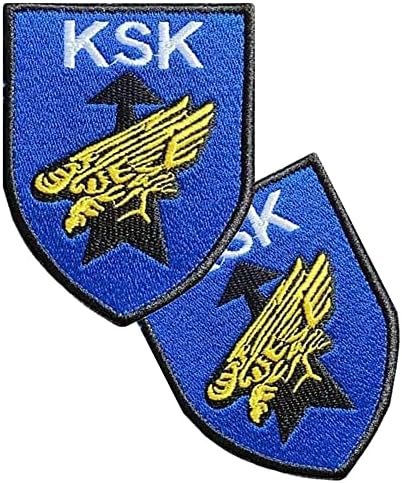 VMCOATDU 2 komada KSK Emblem za patch znački grb sa kukom i petlje