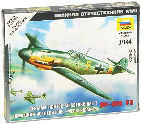 Zvezda Modeli 1/144 Messerschmitt Bf - 109 F - 2 Novi Alatni Snap Komplet