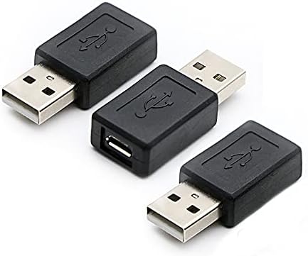 rgzhihuifz 3 Paket USB 2.0 A muški na USB Micro Ženski adapter Converter