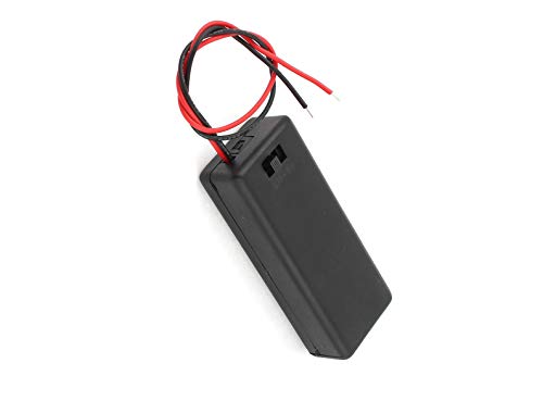 Aexit Prekidač za uključivanje / isključivanje električni držač baterije ćelijska kutija za 2 x 1.5 V