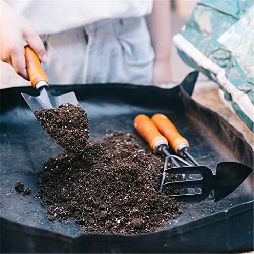 XBWEI trodijelni set alata za baštovanstvo uzgoj cvijeća za uzgoj sjemena lopata za Rahljenje kopanje zemlje