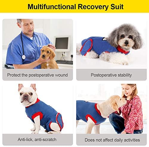 Vanansa hirurško odijelo za pse, odijelo za oporavak od operacije pasa nakon operacije operacije, odijelo za oporavak