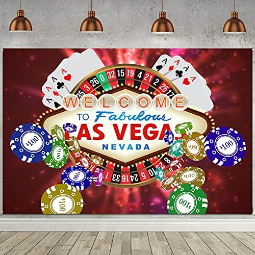 Las Vegas kazino pozadina za zabavu fotografiju FHZON 7x5ft poker čip gramofon fotografija YouTube