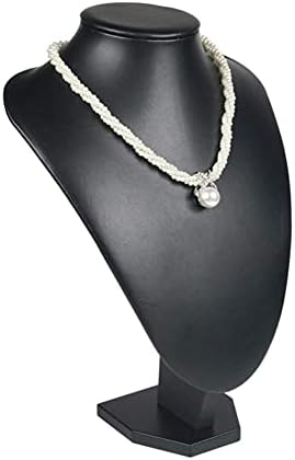 LIXFDJ nakit St i crna kožna ogrlica STO polica prikaz Multi-Size High End portret nakit stalak-za nakit