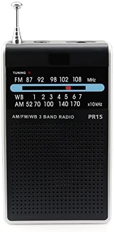 CXDTBH PR15 FM AM NOAA Pointer Tuning Radio Mini ručni radio prijenosni džepni radio prijemnik sa vremenskim