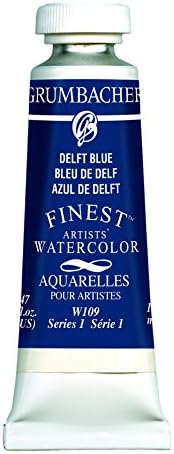 Grumbacher Finest akvarel boja, 14 ml / 0,47 oz, cerulean plavi