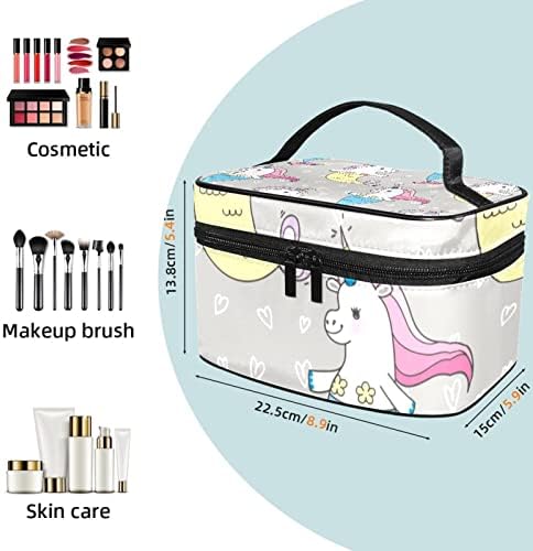 Slatka sirena Unicorn Travel Makeup Torba Kozmetička torba Make up Case organizatora s ručkom
