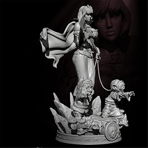 ETRIYE 75mm 1/24 smola lik Model Fantasy Demon ženski ubica Diecast vojnik figura Kit / Kh341