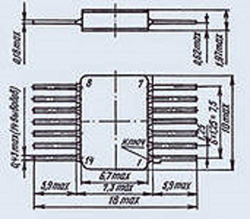 S. U. R. & R Alati IC / mikročip 533IE15 analoge SN54LS197 SSSR 4 stav