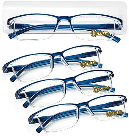 LUFF 4 kom naočare za čitanje protiv plavih zraka prijenosni Ultra-svjetlosni čitači