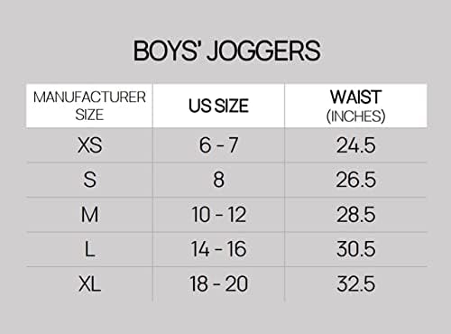 Prave esencijali 3 Pakovanje: Dječački aktivni atletski ležerci Jogger Dukseri sa džepovima