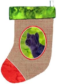 Caroline's Skye terijer božićne čarape, 11 x 18, višebojni