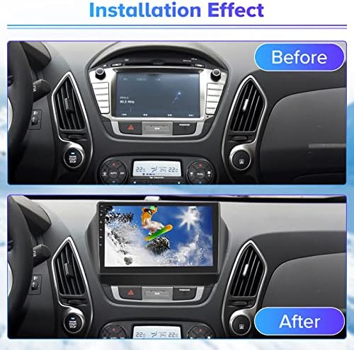 Za 2010-2015 Hyundai Tucson IX35 Radio, Apple Carplay Android 11 Car Stereo s Android Auto-AUTO 10,1 inčni dodirni ekran Bluetooth audio prijemnik podržava GPS navigaciju WiFi sigurnosna kopija kamere FM RDS HiFi