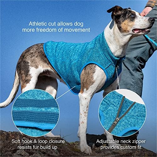 KURGO K9 džemper od jezgre | Gotogodišnji džemper za pse | PASKI PLUČNI VEST | Knit fleece kućne