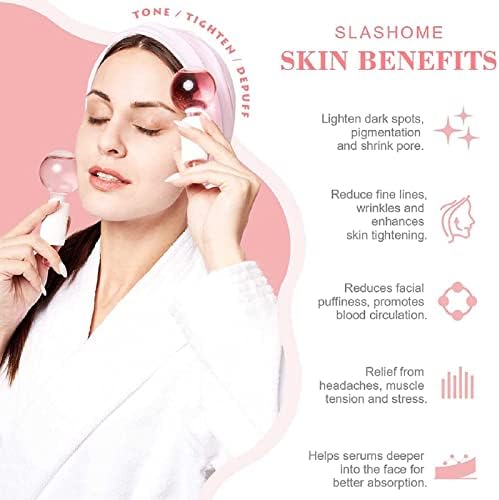 HHYGR Beauty ledene kugle za njegu lica, Ice face Roller masažer, alati za njegu lica alati za njegu kože, koji zateže kožu smanjuje natečenost lica
